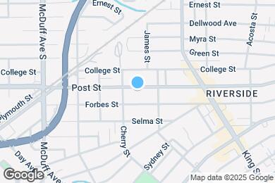 Map image of the property - 2836 Post St