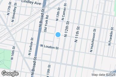 Map image of the property - 4840 N Camac St