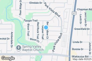 Map image of the property - 6733 Bear Hollow Ct