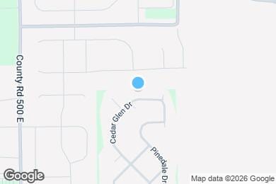 Map image of the property - 434 Cedar Glen Dr