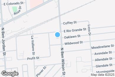 Map image of the property - 1905 N Ben Wilson St