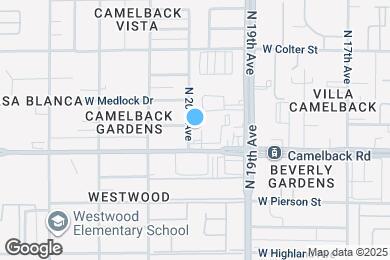 Map image of the property - 5015 N 20th Ave