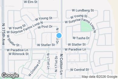 Map image of the property - 16339 N 171st Dr