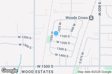 Map image of the property - 1039 S 1100 W