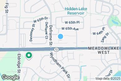 Map image of the property - 6426 Coors St