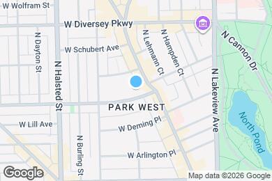 Map image of the property - 630 W Wrightwood