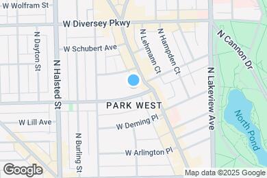 Map image of the property - 632 W Wrightwood Ave