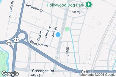 Map image of the property - 9044 Rhode Island Ave