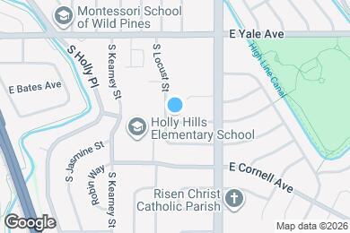 Map image of the property - 6424 E Bates Ave