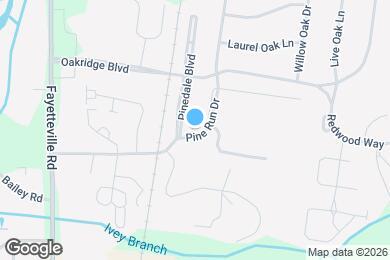 Map image of the property - 1101 Pine Run Dr