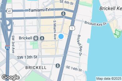 Map image of the property - 1050 Brickell Ave