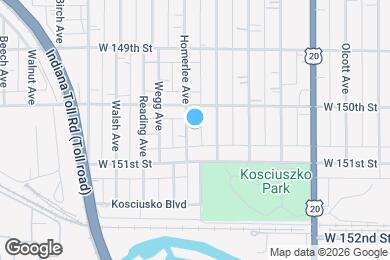 Map image of the property - 5019 Homerlee Ave