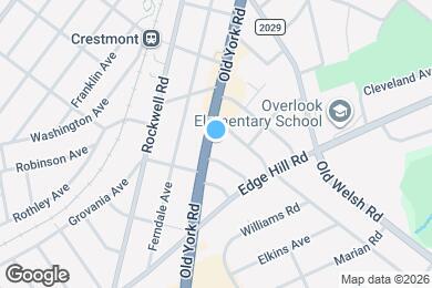 Map image of the property - 1633 Old York Rd