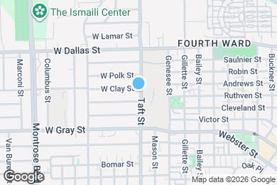 Map image of the property - 301 W Clay St