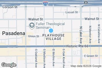 Map image of the property - Park View Pasadena