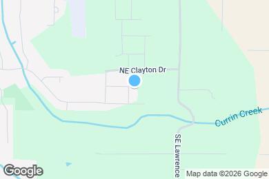Map image of the property - 1256 NE Moore Ave