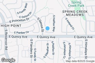 Map image of the property - 4283 S Halifax Way