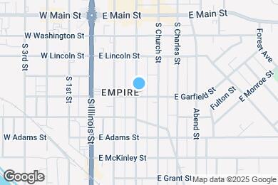 Map image of the property - 201 E Garfield St