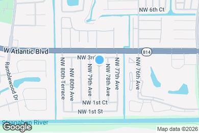 Map image of the property - 256 NW 78th Ter