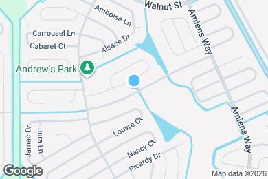 Map image of the property - 927 Cannes Dr