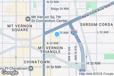 Map image of the property - 475 K St NW