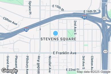 Map image of the property - 1820 1st Ave S