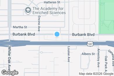 Map image of the property - 17348 Burbank Blvd