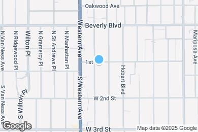 Map image of the property - 102 S Oxford Ave