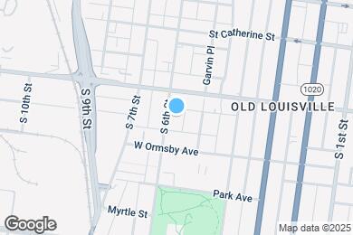 Map image of the property - 1225 S 6th St