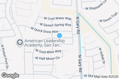 Map image of the property - 1735 W Appaloosa Way