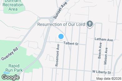 Map image of the property - 4130 Talbert St