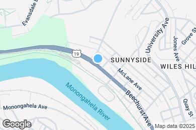 Map image of the property - 726 Beechurst Ave