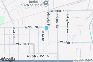 Map image of the property - 3818 Almeda St