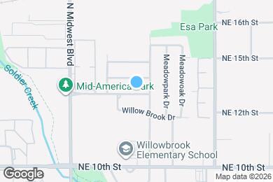 Map image of the property - 909 Rolling Meadows Blvd