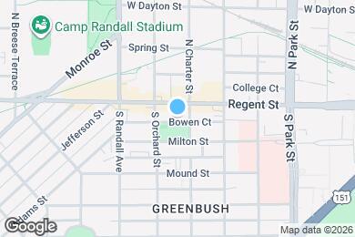 Map image of the property - 1206 Bowen Ct