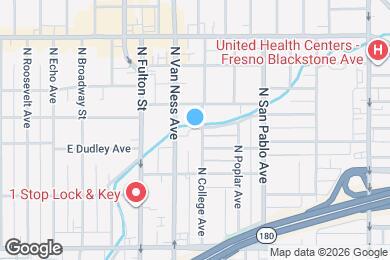 Map image of the property - 930 N Van Ness Ave