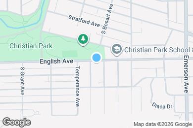 Map image of the property - 4609 English Ave