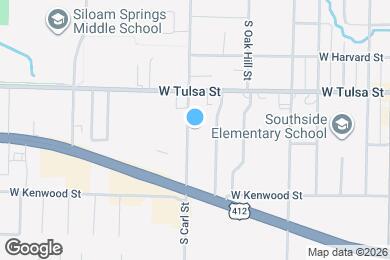 Map image of the property - 837 S Carl St