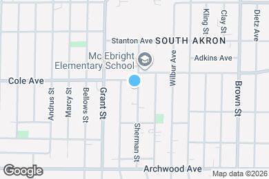 Map image of the property - 1192 Sherman St