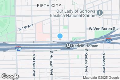 Map image of the property - 3328 W Congress Pkwy