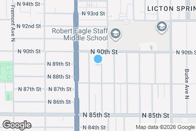 Map image of the property - 8833A Midvale Ave N