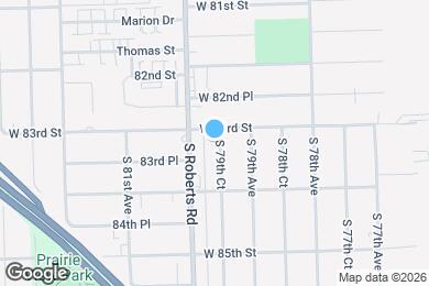 Map image of the property - 8304 S 79th Ct