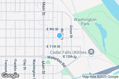 Map image of the property - 1003 Bluff St