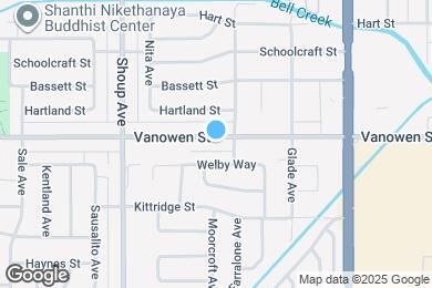 Map image of the property - 22222 Vanowen St