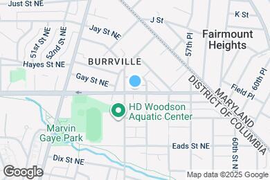 Map image of the property - 5510 Nannie Helen Burroughs Ave NE