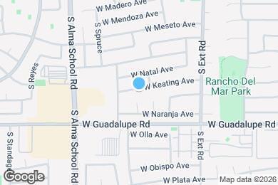 Map image of the property - 1013 W Keating Ave