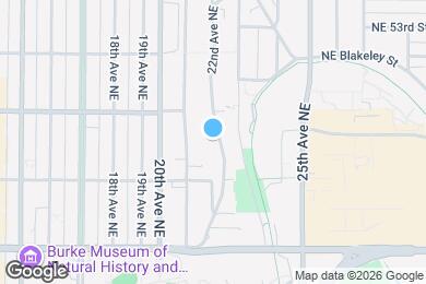 Map image of the property - 4735 22nd Ave NE