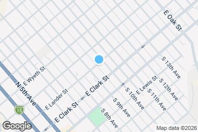Map image of the property - 1037 E Lander St