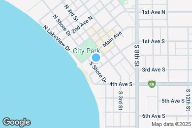 Map image of the property - 16 S Shore Dr