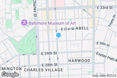 Map image of the property - 3007 N Calvert St